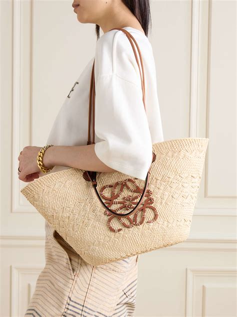 loewe raffia bag medium.